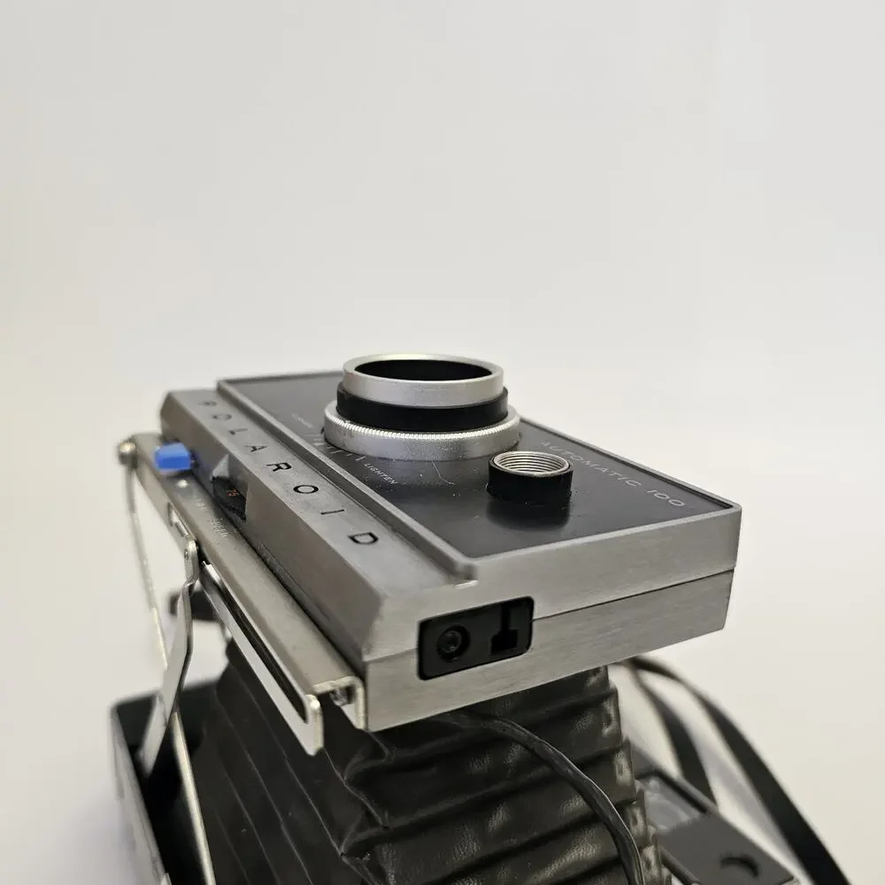 Vintage Polaroid Automatic 100 Land Camera Film Decorative Design